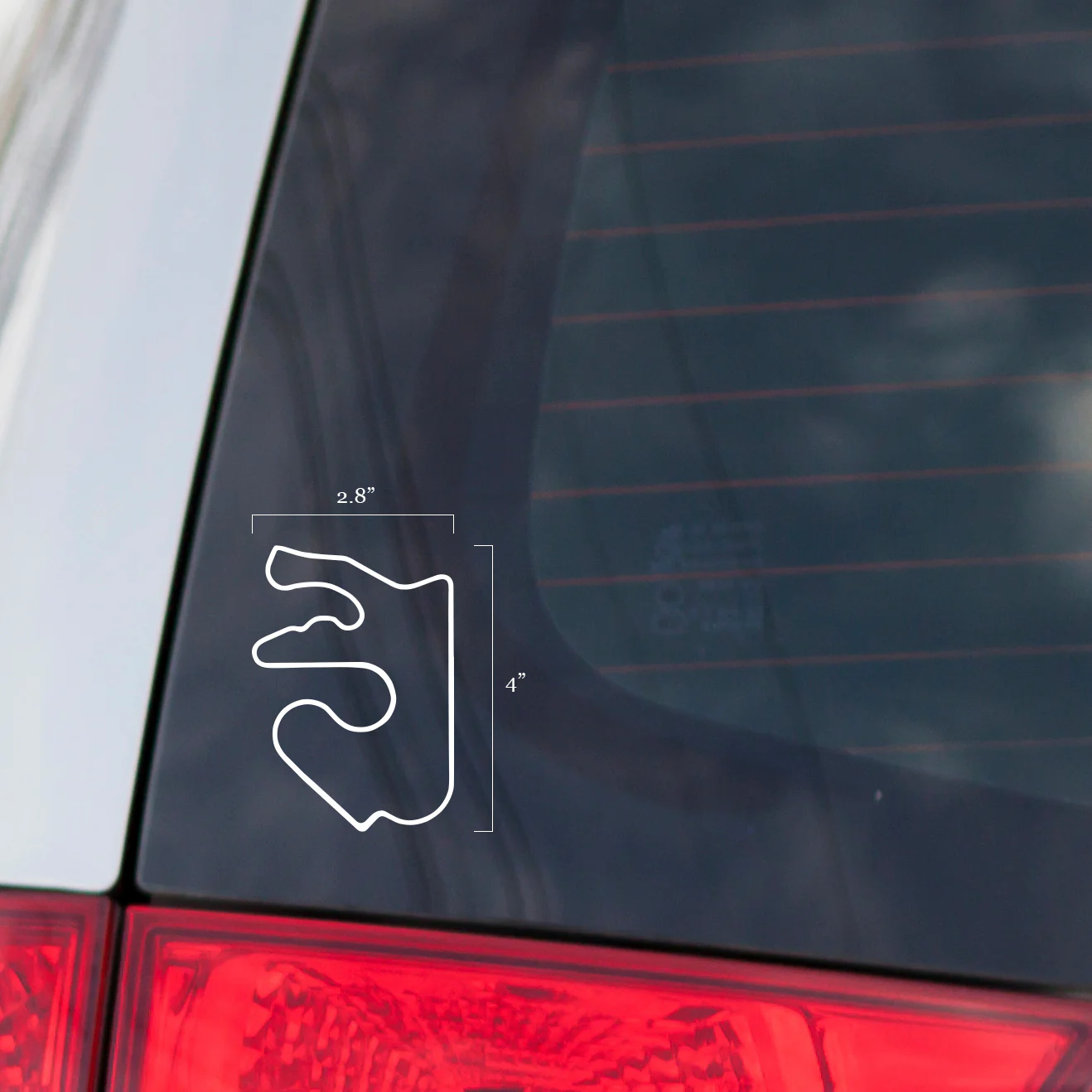 North South Track Map Decal 2.2 - Image 3