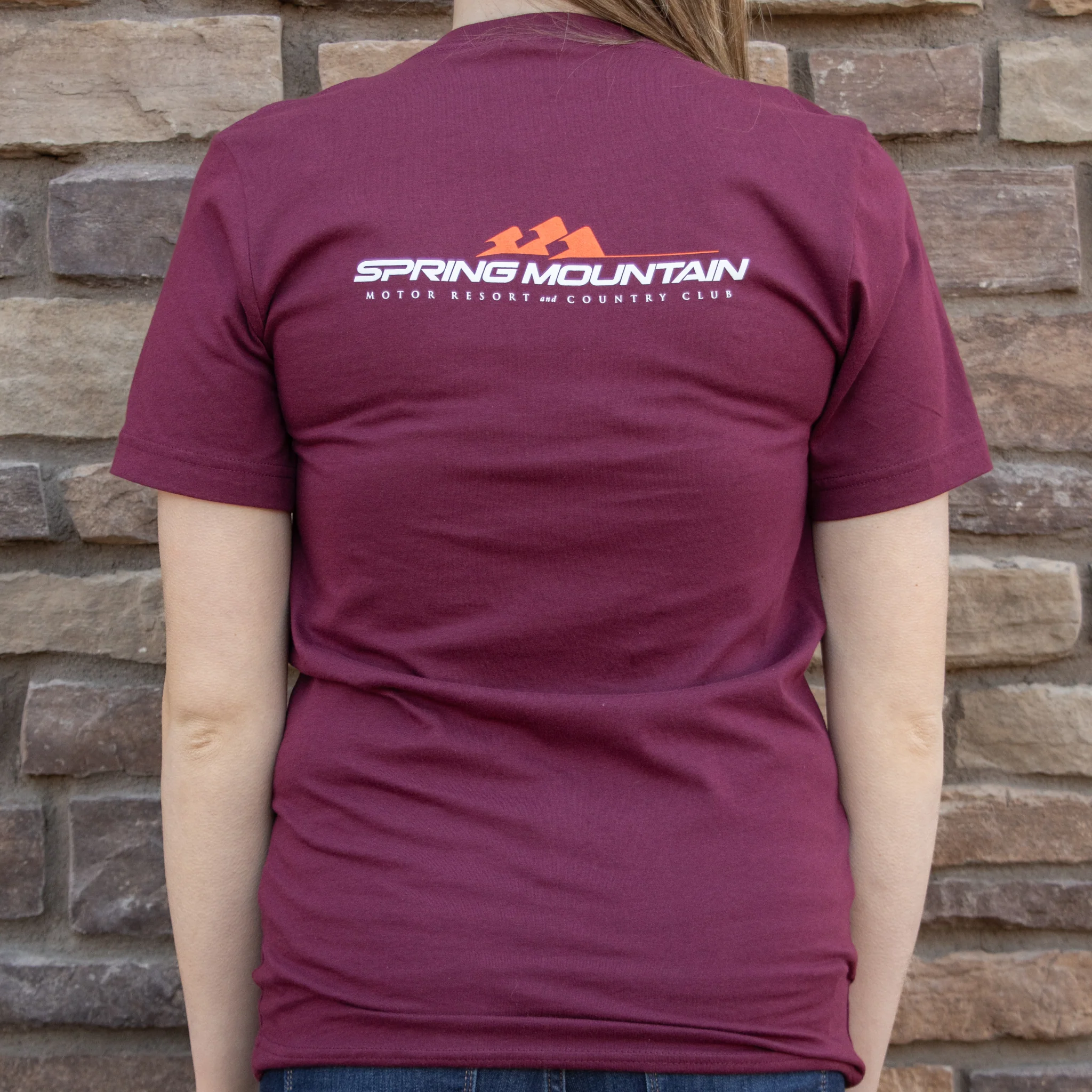 Spring Mountain V-Neck T-shirt - Image 14