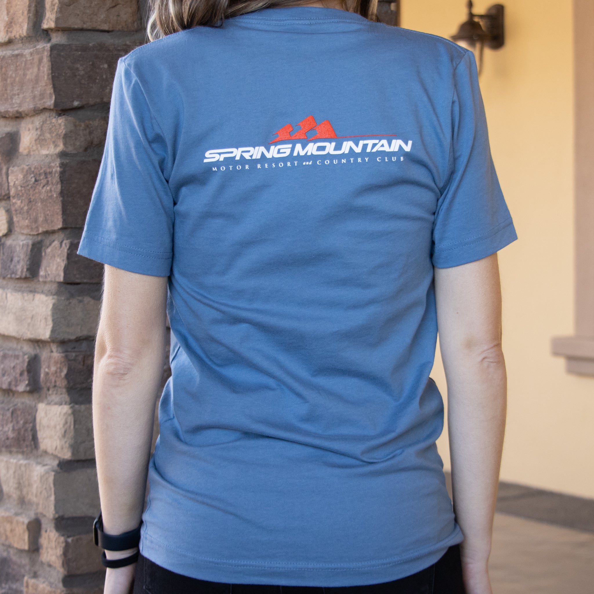 Spring Mountain V-Neck T-shirt - Image 20