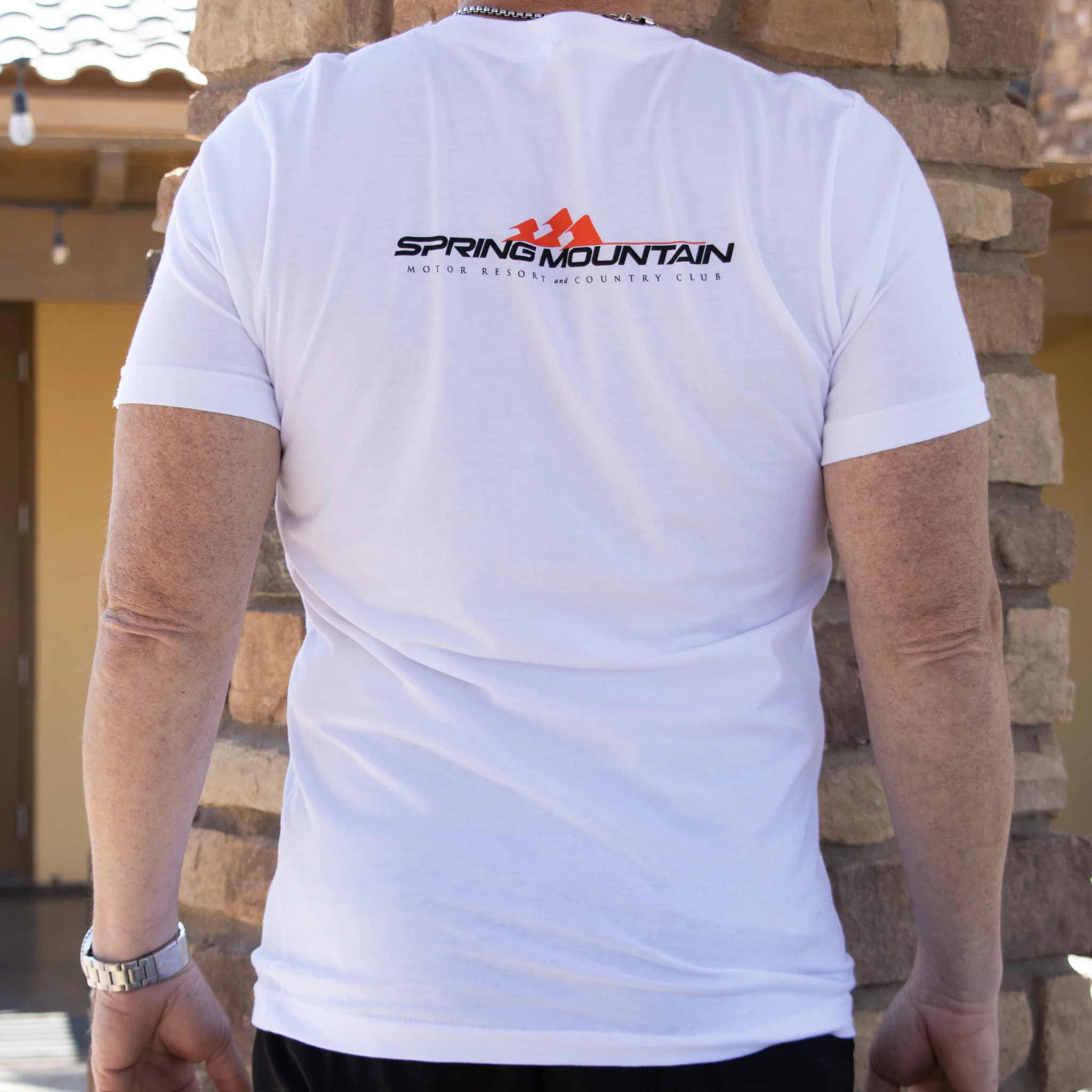 Spring Mountain V-Neck T-shirt - Image 3