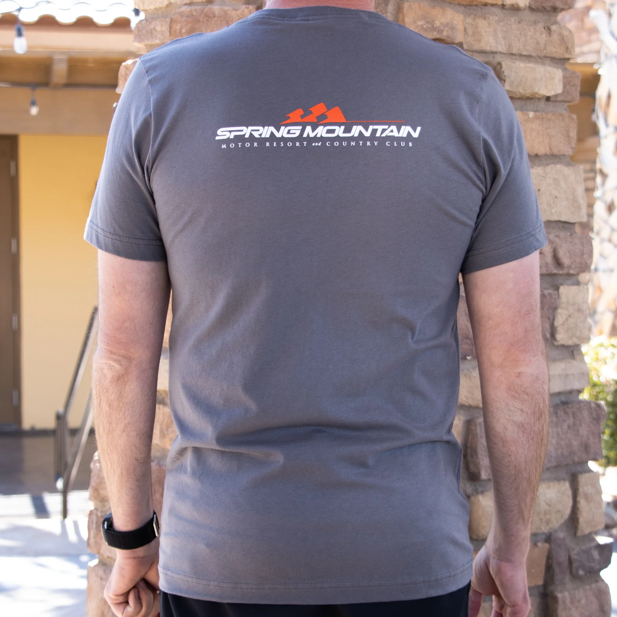 Spring Mountain V-Neck T-shirt - Image 5